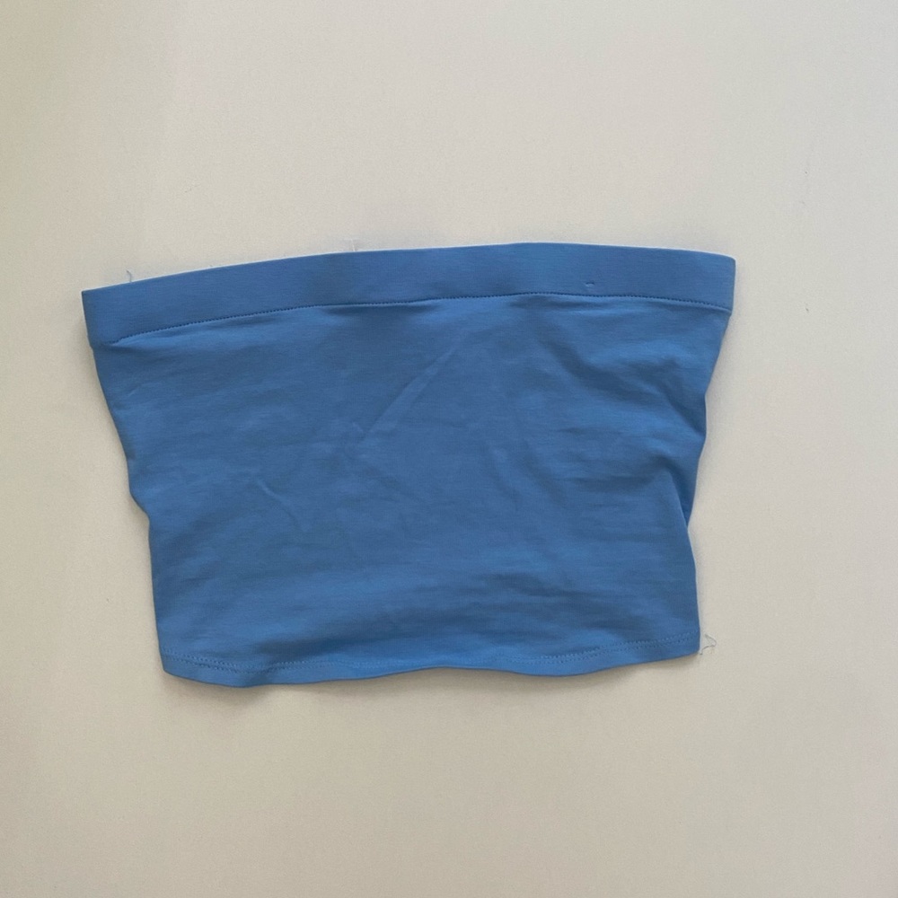 H&M blue tube top